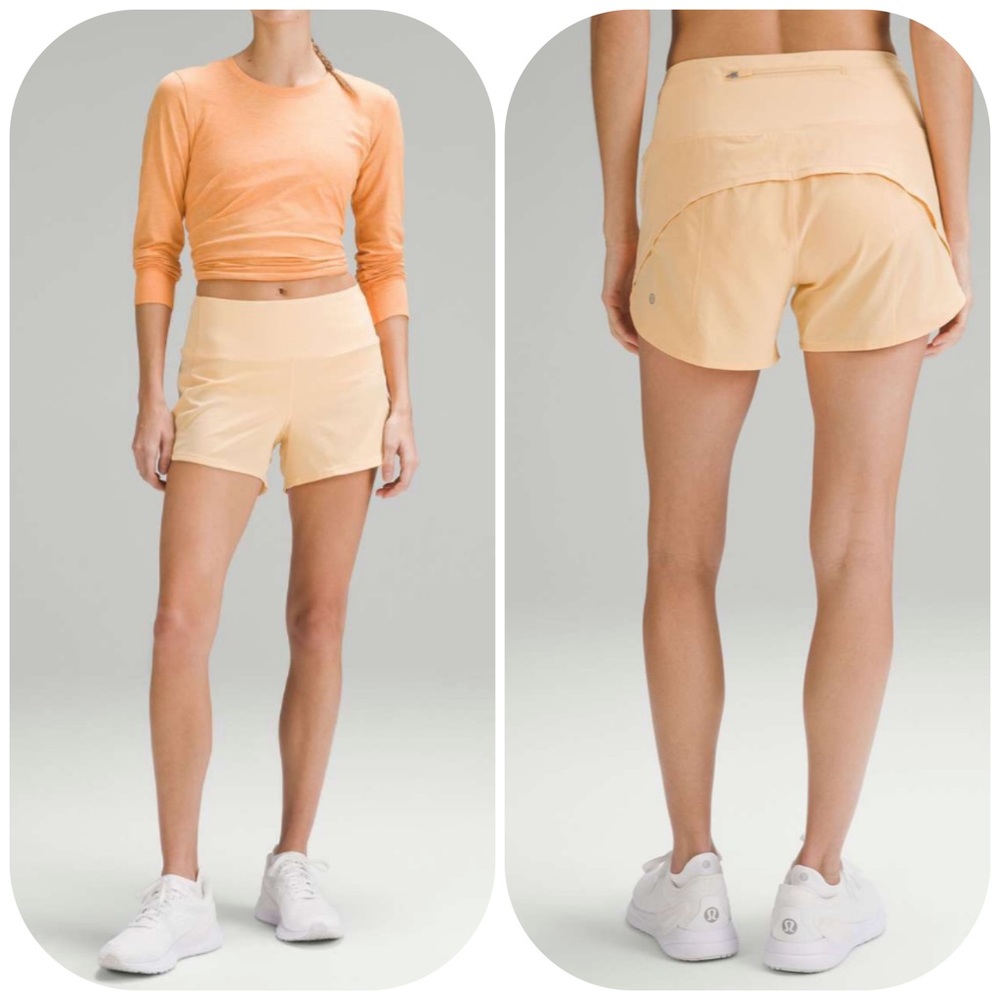 lululemon athletica Peach Athletic Shorts